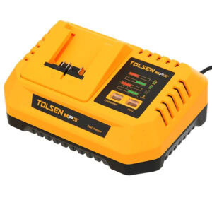 Tolsen Li-ion Brushless Cordless Chain Saw 20v (Industrial) + 2x 4.0Ah Batteries + Charger - Image 3