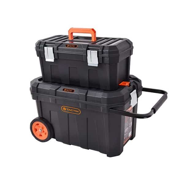 Tactix 2 in 1 rolling tool outlet box set