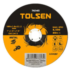 Depressed Center Cutting Disc, Tolsen 76142