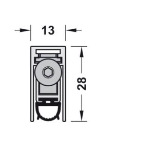 Retractable Door Seal, Hafele - Image 3