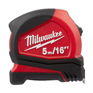 5m/16ft Compact Tape Measure, Milwaukee 4932459595
