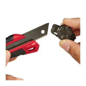 Alternative view of 25mm Snap Off Knife With Metal Lock And Precision Cut Blade, Milwaukee 48 22 1962