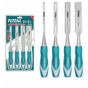 4 Pcs Wood Chisel, Total THT41K0401