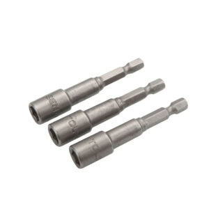 3Pcs Magnetic Nut Socket Set, Tolsen