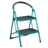 A steel ladder model Total-THLAD09021 featuring durable construction, anti-slip steps, and a compact design for efficient use.