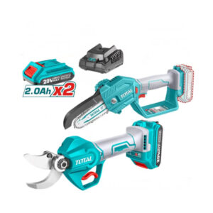 Combo Set Branch Cutters And Mini Chain Saws with 20V battery, Total TOSLI23012