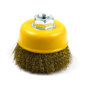 Cup Wire Brush with Nut (Industrial), Tolsen 77601