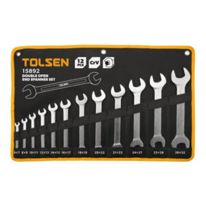 12Pcs Double Open End Spanners Set, Tolsen 15892