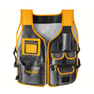 Heavy Duty Tool Vest (Universal Size) For Carrying Tools, Tolsen 80130