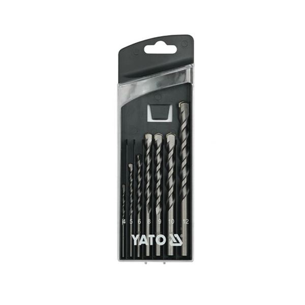Masonry Drill Bit Set 7Pcs, Yato YT-4390