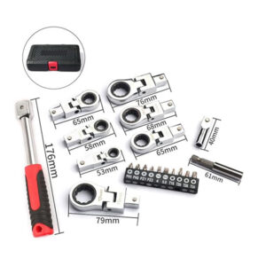 Alternative view of 20Pc Changeable Flex Ratchet Wrench, Hetong Tools A1