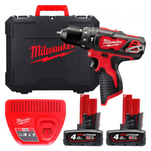 Compact Percussion Drill 12 V, Milwaukee M12 BPD-402C