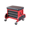 Mechanics Creeper Storage Drawers Tool Box Seat Padded, Viktec VT17679