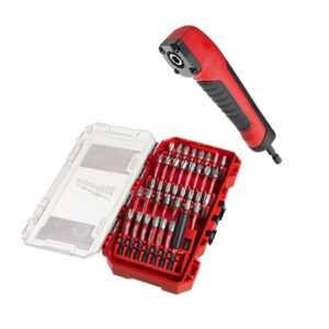 Shockwave Impact Bit Set With Right Angle Attachment, Milwaukee 4932492656