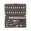 46Pc 1/4" Socket Set, Force 2462