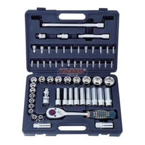 60Pc 1/2" Socket Set, Force 4601-5