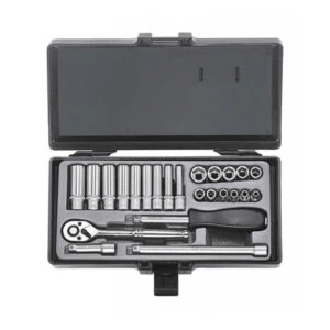 24Pc 1/4" Socket Set, Force 2253