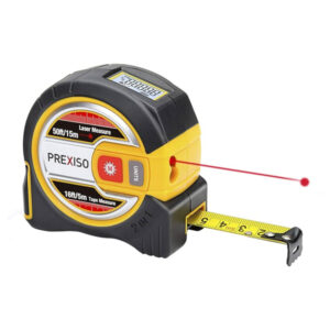Laser & Tape Distance Measure, Prexiso PLT15
