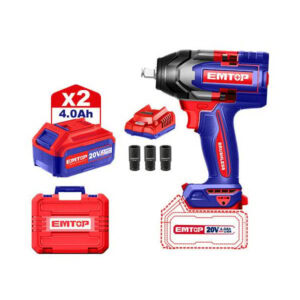Cordless Impact Wrench, Emtop ECIWL2085