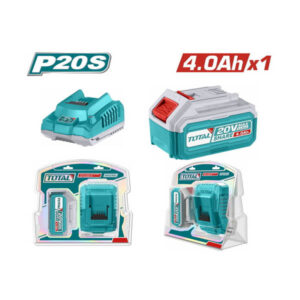 Lithium-Ion battery and charger kit 20V, Total TFBCPK1214