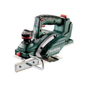 Powerful Metabo HO 18 LTX 20-82 cordless planer with precision cutting, brushless motor, ergonomic design, depth adjustment, and efficient dust extraction.