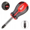 Milwaukee 4932471792 Tri-Lobe PZ2x45 screwdriver with ergonomic grip, magnetized tip, and durable construction.