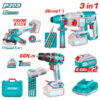 Combo Kit, including a cordless drill, impact driver, and battery pack, designed for versatile power tool applications.