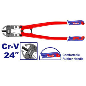 Heavy-duty steel jaws, ergonomic grips, precision cutting, durable construction, 24-inch length, high leverage, rust-resistant, professional-grade.