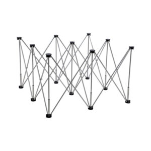 Foldable Working Table Topway 346630 with adjustable height, sturdy metal frame, and spacious work surface, ideal for home or office use."