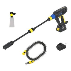 picture for the pressure washer with its accessories