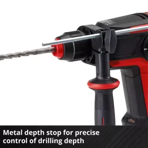 metal depth stop for precise control of drilling depth