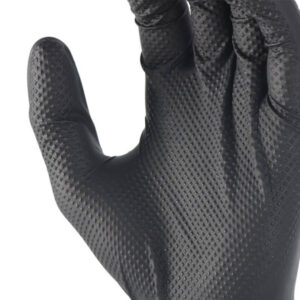 MILWAUKEE GLOVES show the grip very close