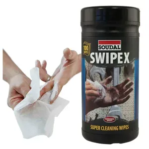 soudal show the usage of wipes
