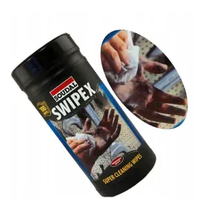 Soudal wipes package with the usage