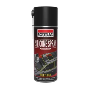 Image that shows the silicone spray from soudal