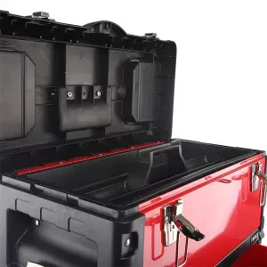 YATO show the box of tools on the top of the trolley