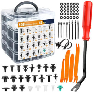 New 800pcs Car Plastic Retainer Clips Kit