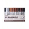 12pcs Furniture Wood-Grain Touch-Up Pen For Solid Wood & Composite Flooring Repair