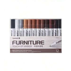 12pcs Furniture Wood-Grain Touch-Up Pen For Solid Wood & Composite Flooring Repair