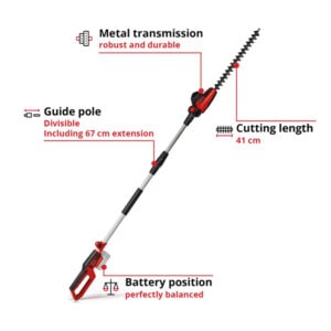 Cl. Telescopic Hedge Trimmer GC-HH 18/45 Li T-Solo Einhell