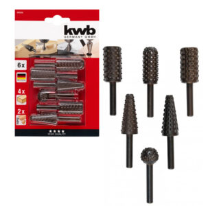 kwb 495500 Professional Rasp Set, 6‑piece