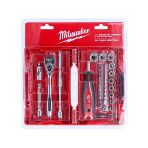 Milwaukee 4932479096 38 Piece 1/4" Ratchet Driver & Socket Set