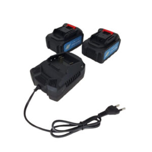 2 batteries and 1 charger for the electric spray gun