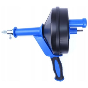 Drain Auger, Hair Clog Remover with Drill Adapter, Heavy Duty Flexible Plumbing Snake Use Manually or Powered