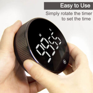 Rotary Digital Kitchen Magnetic Timer