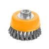 CUP TWIST WIRE BRUSH WITH NUT (INDUSTRIAL)
