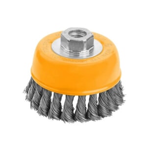 CUP TWIST WIRE BRUSH WITH NUT (INDUSTRIAL)