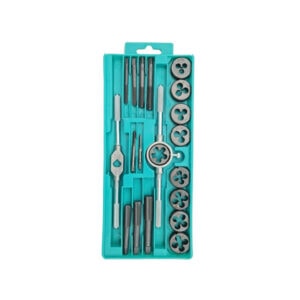 Tap & Die Threading Set M3-M12, Metric Sizes with Adjustable Wrench to Create Threads and Repair Damaged Threads