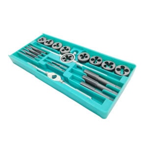 Tap & Die Threading Set M3-M12, Metric Sizes with Adjustable Wrench to Create Threads and Repair Damaged Threads