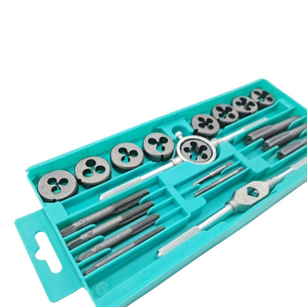 Tap & Die Threading Set M3-M12, Metric Sizes with Adjustable Wrench to Create Threads and Repair Damaged Threads